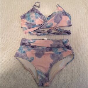 Tie-Dye Bikini Set
